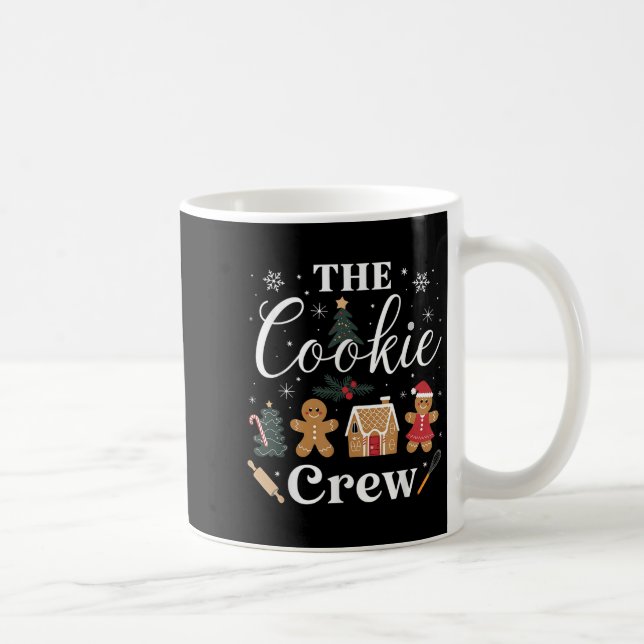 The Cookie Crew Christmas Baking Cookie Lover Kids Kaffeetasse (Rechts)