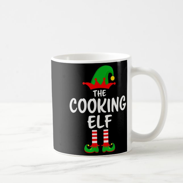 The Cooking Elf Matching Family Christmas  Kaffeetasse (Rechts)