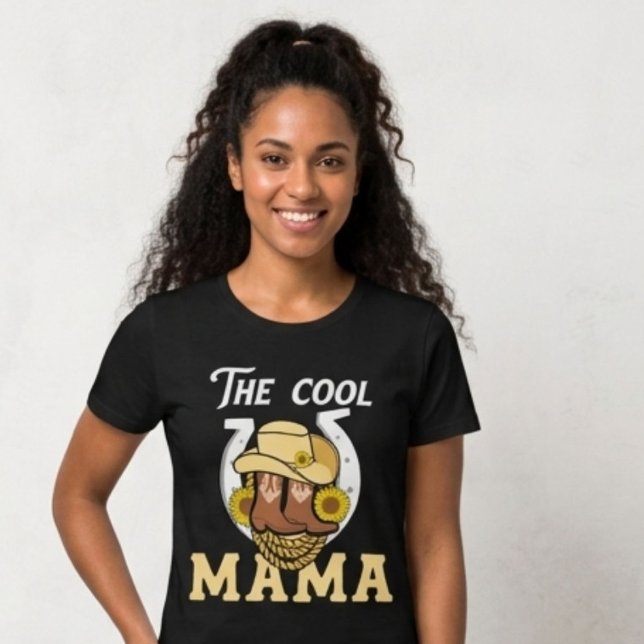 The Cool Mama | Western Mother’s Day Unique T-Shirt (Von Creator hochgeladen)