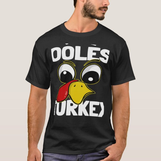 The Coolest Turkey Family Group Matching Thanksgiv T-Shirt (Vorderseite)