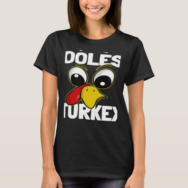 The Coolest Turkey Family Group Matching Thanksgiv T-Shirt (Vorderseite)