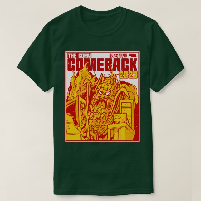 The Corn Comeback 2023 Funny Nebraska Corn Monster T-Shirt
