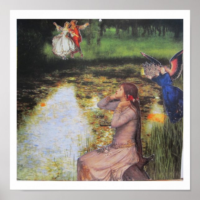 The Coronation - collage art Poster (Vorne)