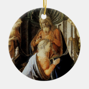 The Coronation of the Virgin Keramik Ornament