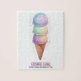 The Cosmic Cone | Galaxy Ice Cream Puzzle