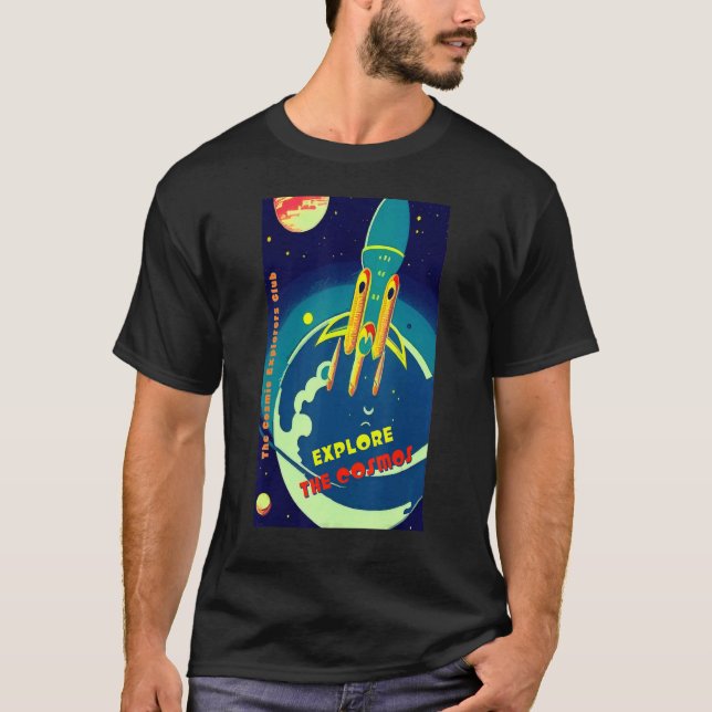 The Cosmic Explorers Club Explore The Cosmos (#08) T-Shirt (Vorderseite)