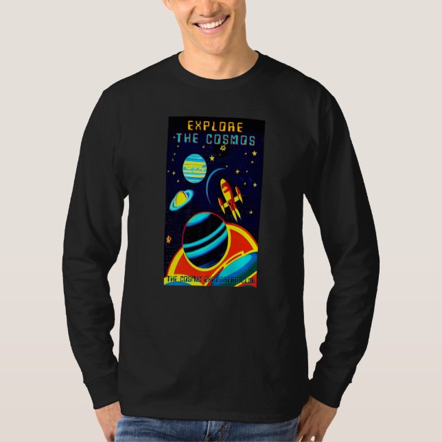 The Cosmic Explorers Club Explore The Cosmos (#14) T-Shirt (Vorderseite)