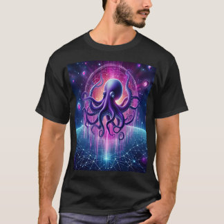 The Cosmic Octopus: Guardian of the Digital Univer T-Shirt