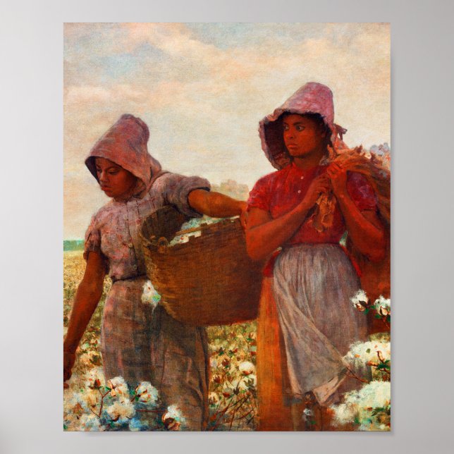 The Cotton Pickers von Winslow Homer Poster (Vorne)