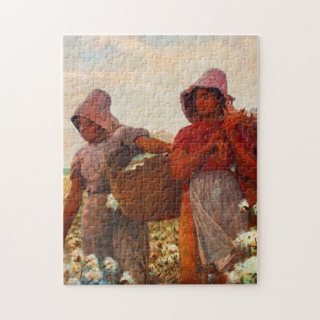 The Cotton Pickers von Winslow Homer Puzzle (Vertikal)