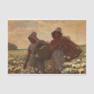 The Cotton Pickers von Winslow Homer Seidenpapier