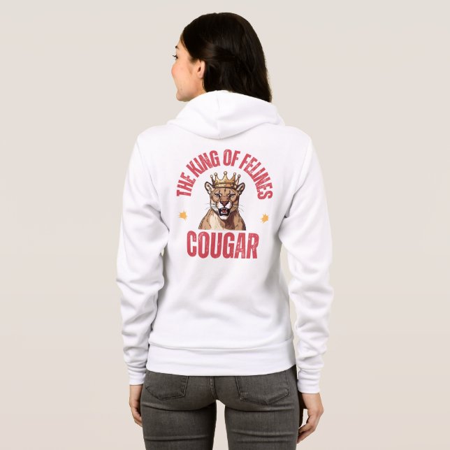the cougar with a crown hoodie (Schwarz voll)