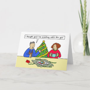 The Covid 19 Face Mask Christmas Gift Humor Karte