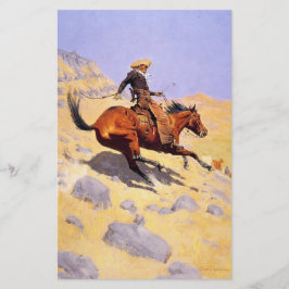 The Cowboy (von Frederic Remington) Briefpapier