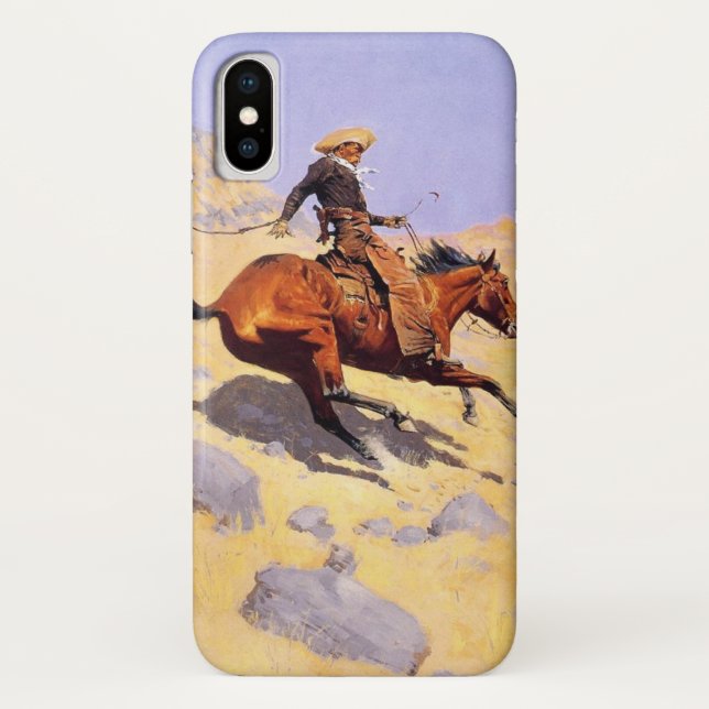 The Cowboy (von Frederic Remington) Case-Mate iPhone Hülle (Rückseite)