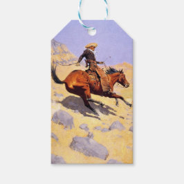 The Cowboy (von Frederic Remington) Geschenkanhänger