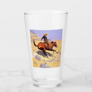 The Cowboy (von Frederic Remington) Glas