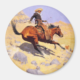 The Cowboy (von Frederic Remington) Magnet