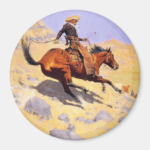 The Cowboy (von Frederic Remington) Magnet