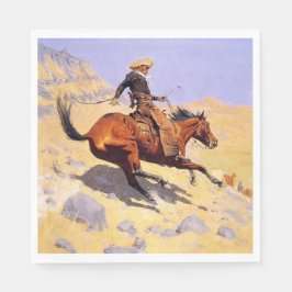 The Cowboy (von Frederic Remington) Serviette