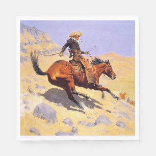 The Cowboy (von Frederic Remington) Serviette