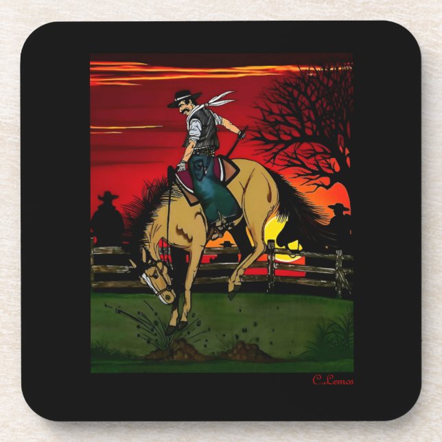 "The Cowboys" Hard Plastic Untersetzer (Vorderseite)