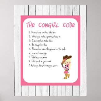 The Cowgirl Code Poster
