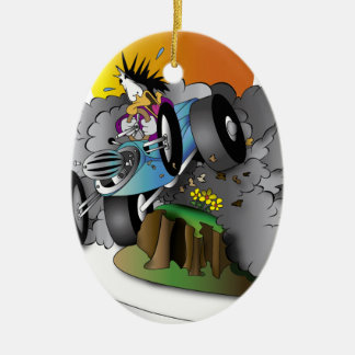 the crash keramikornament