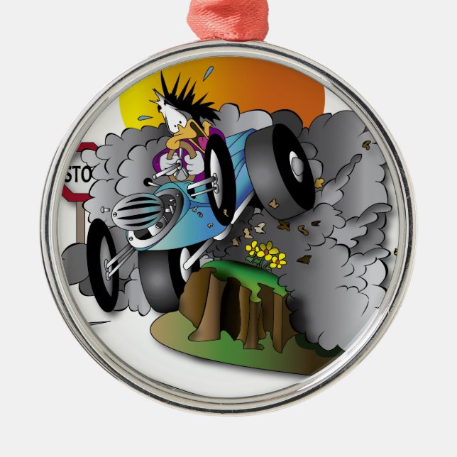 the crash ornament aus metall (Vorne)