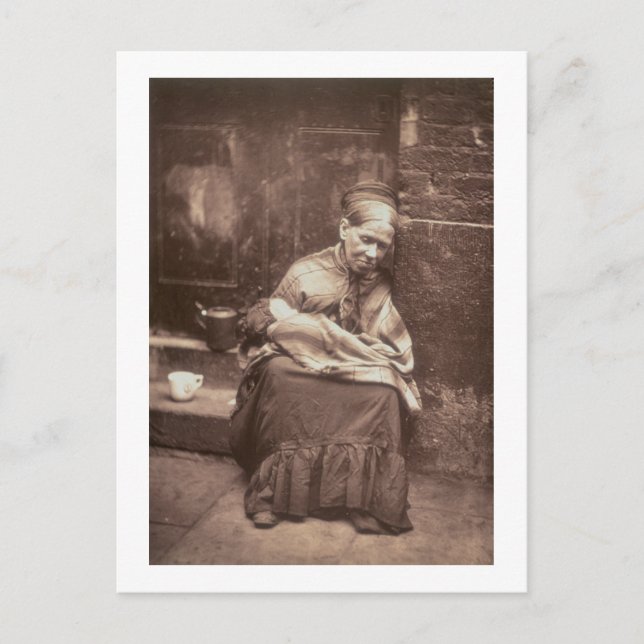 The Crawlers, von 'Street Life in London', 1877-7 Postkarte (Vorderseite)