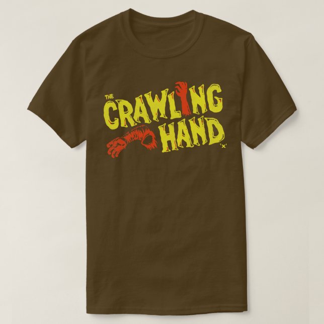 The Crawling Hand 60er Cult Classic Horror Movie T-Shirt (Design vorne)