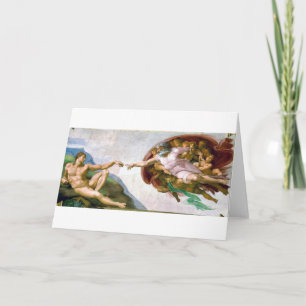 The Creation of Adam, Michelangelo, 1508-1512 Karte