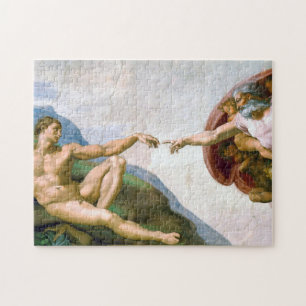 The Creation of Adam, Michelangelo, 1508-1512 Puzzle