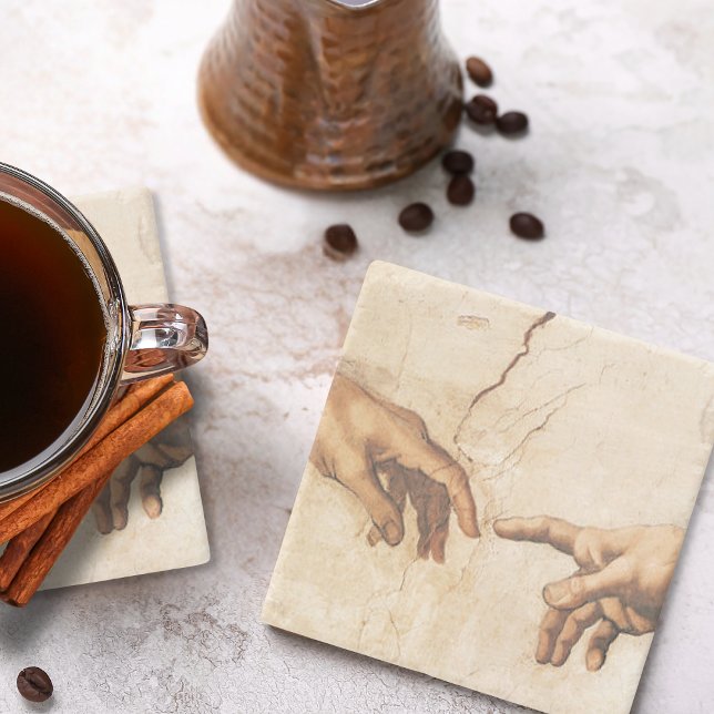 The Creation of Adam Steinuntersetzer (Von Creator hochgeladen)