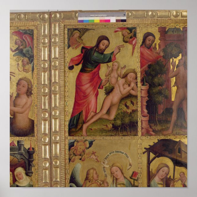 The Creation of Eve, a panel from Grabower Poster (Vorne)