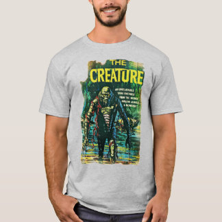 "The CREATURE"-Horror-Comic-T - Shirt der 1950er J