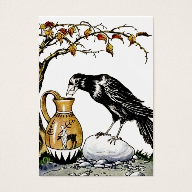 The Crow and the Pitcher Visitenkarte (Vorderseite)