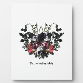 The Crow Laughing Awfully Fotoplatte