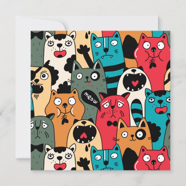 The crowd of cats (Vorderseite)