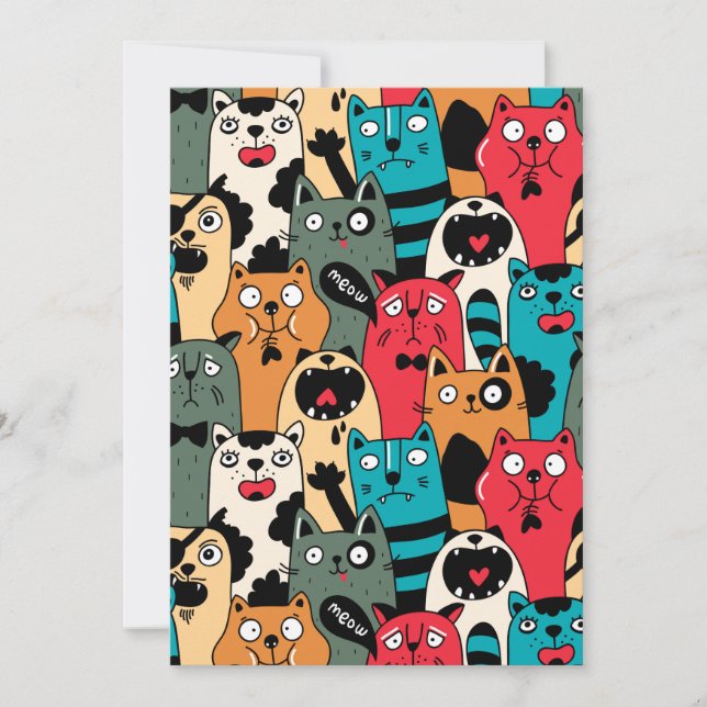 The crowd of cats (Vorderseite)