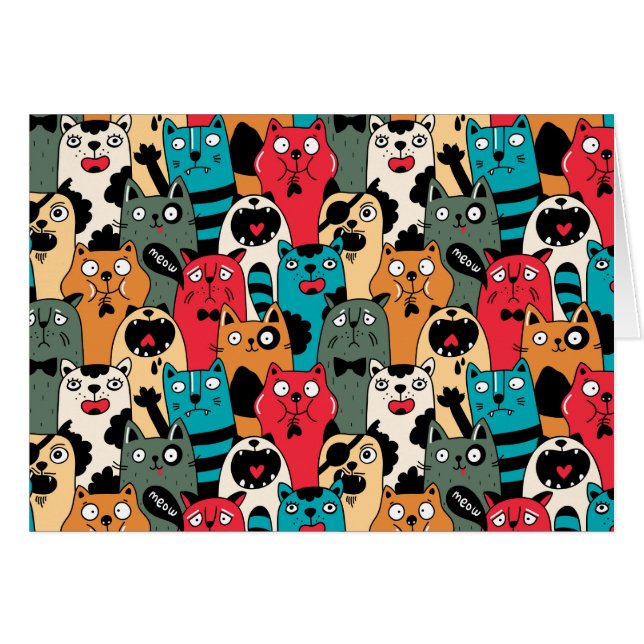 The crowd of cats (Vorderseite (Horizontal))