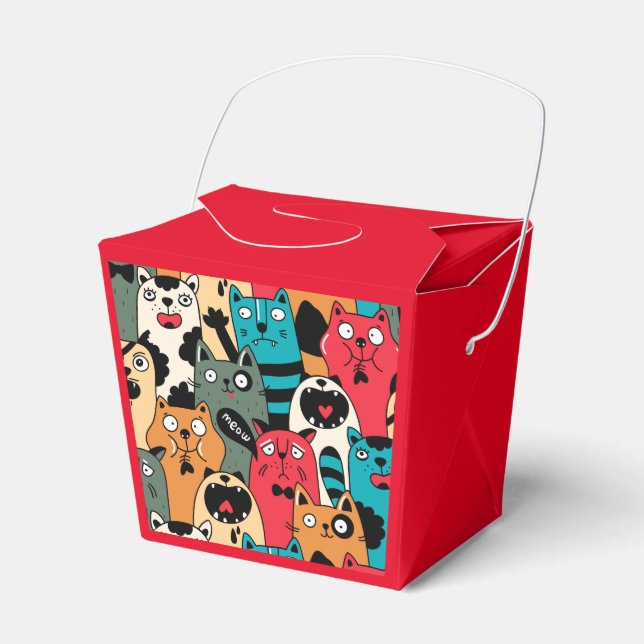 The crowd of cats geschenkschachtel (Vorderseite)