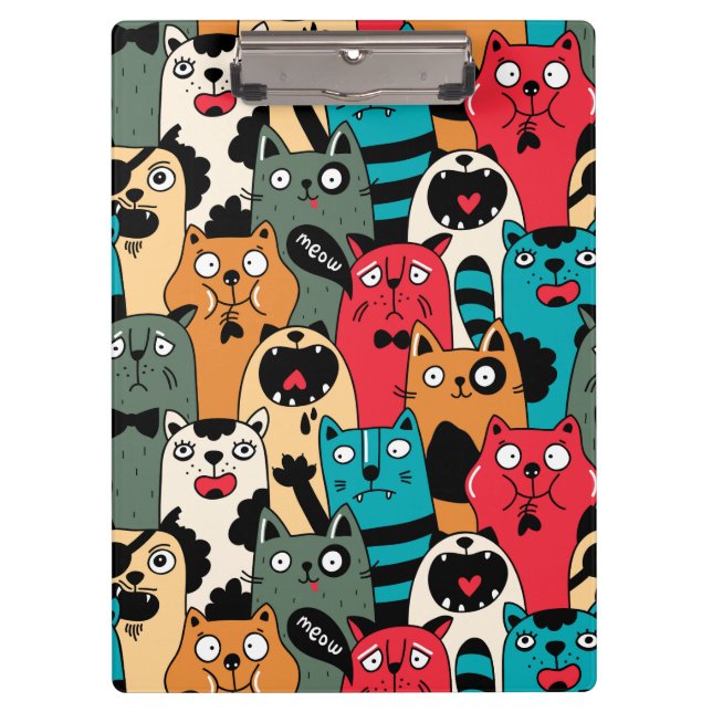 The crowd of cats klemmbrett (Vorderseite)