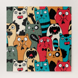 The crowd of cats puzzle