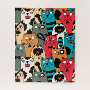 The crowd of cats puzzle