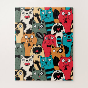 The crowd of cats puzzle