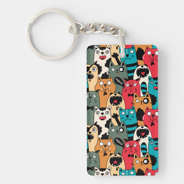 The crowd of cats schlüsselanhänger (Vorderseite)