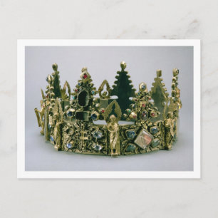 The crown of St. Louis, 13th Century Postkarte