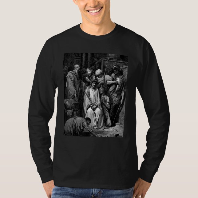 The Crown of Thorns Gustave Dore Biblical Art T-Shirt (Vorderseite)