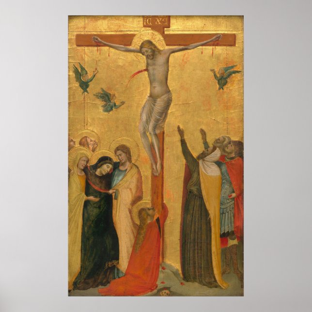 The Crucifixe - Bernardo Daddi Kunstposter Poster (Vorne)